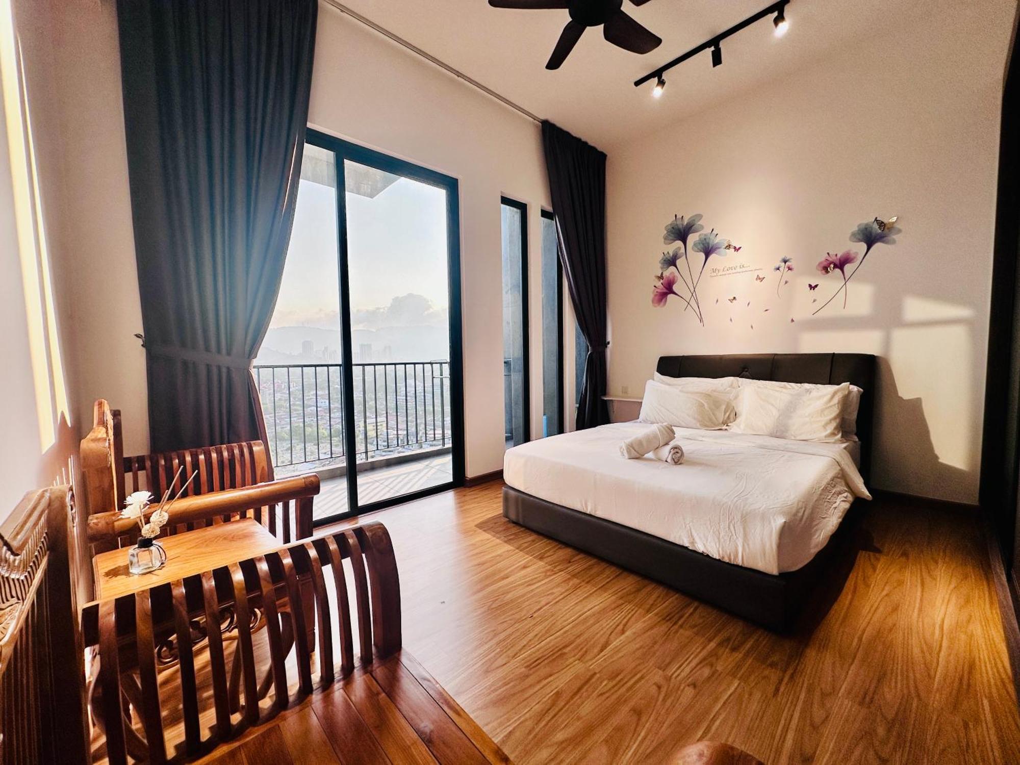 2Br Luxury Rooftop Swimming Pook Homestay@Georgetown@10Pax - 无敌美景两房民宿 Екстер'єр фото