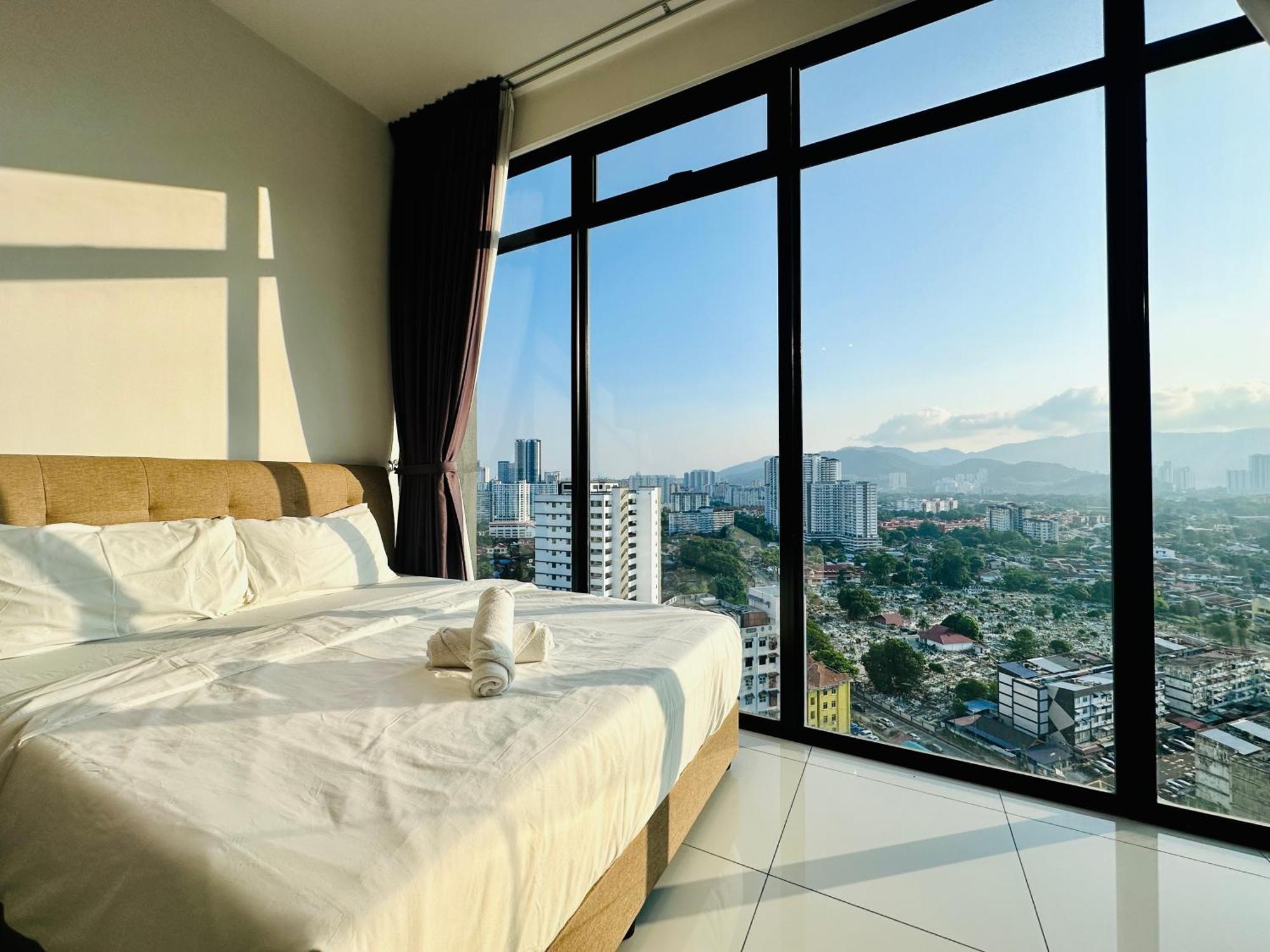 2Br Luxury Rooftop Swimming Pook Homestay@Georgetown@10Pax - 无敌美景两房民宿 Екстер'єр фото